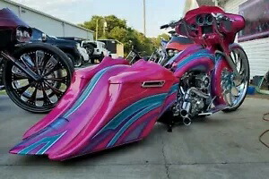 ハーレーダビッドソン 09-24 バガー拡張ストレッチサドルバッグフェンダーキット用* HARLEY-DAVIDSON 09-24 BAGGER EXTENDED STRETCHED SADDLEBAGS FENDER KIT FOR* 【並行輸入品】