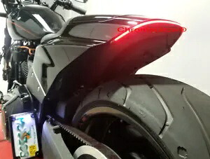 FXDR 114 用サイドマウントタグブラケット付きリアフェンダーライトバーキット - クリア/バート Rear Fender Light Bar Kit with Side Mount Tag Bracket for FXDR 114 - Clear/Vert 【並行輸入品】