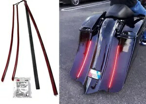 Bagger ストレッチフェンダーフレックス LED テールライトストリップキット、30 インチ、クリアレンズ、ペア Bagger Stretched Fender Flex LED Taillight Strip Kit, 30\