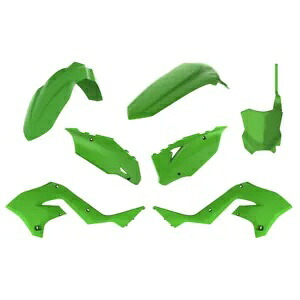 Polisport Restyle プラスチックキットセット NEW スタイル グリーン KX250 03-07 KX125 03-05 Polisport Restyle Plastic Kit Set NEW Style Green KX250 03-07 KX125 03-05 【並行輸入品】