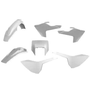Polisport プラスチック キット セット ホワイト 交換用 ハスクバーナ FE 2018-2019 TE 2017-2018 Polisport Plastic Kit Set White Replacement Husqvarna FE 2018-2019 TE 2017-2018 【並行輸入品】