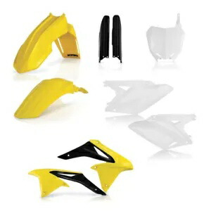 Acerbis プラスチックキットセット スズキオリジナル '2018 RMZ250 2010-2018 Acerbis Plastic Kit Set Suzuki Original '2018 RMZ250 2010-2018 【並行輸入品】