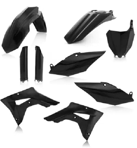 Acerbis プラスチックキットセット ブラック ホンダ CRF450RX 2017 2018 Acerbis Plastic Kit Set Black Honda CRF450RX 2017 2018 【並行輸入品】