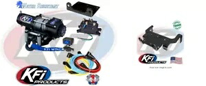 KFI 2500 LB スチールケーブル ウインチとマウントキット ヤマハ グリズリー 600 1998-2001 KFI 2500 LB Steel Cable Winch and Mount Kit Yamaha Grizzly 600 1998-2001 【並行輸入品】