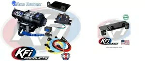 KFI 2500 LB スチール ケーブル ウインチとマウント キット クボタ RTV 1100 RTV1100 2007-2013 KFI 2500 LB Steel Cable Winch and Mount Kit KUBOTA RTV 1100 RTV1100 2007-2013 【並行輸入品】
