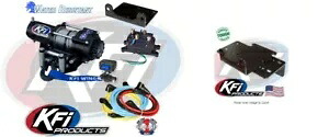 KFI 2500 LB スチール ケーブル ウインチとマウント キット クボタ RTV 900 RTV900 2004-2008 KFI 2500 LB Steel Cable Winch and Mount Kit KUBOTA RTV 900 RTV900 2004-2008 【並行輸入品】