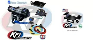 KFI 2500 LB スチール ケーブル ウインチとマウント キット ホンダ パイオニア 700 700-4 4 2014-2024 KFI 2500 LB Steel Cable Winch and Mount Kit Honda Pioneer 700 700-4 4 2014-2024 【並行輸入品】