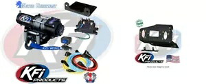 KFI 2000 LB ウインチ & マウントキット Can Am Commander 700 1000 & Max 2021-2024 KFI 2000 LB Winch & Mount Kit Can Am Commander 700 1000 & Max 2021-2024 【並行輸入品】