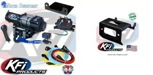 KFI 3000 LB ウインチとマウントキット Rancher 420 Foreman Rubicon 500 520 2014-2024 KFI 3000 LB Winch and Mount Kit Rancher 420 Foreman Rubicon 500 520 2014-2024 【並行輸入品】｜カスタムパーツ WORLD倉庫