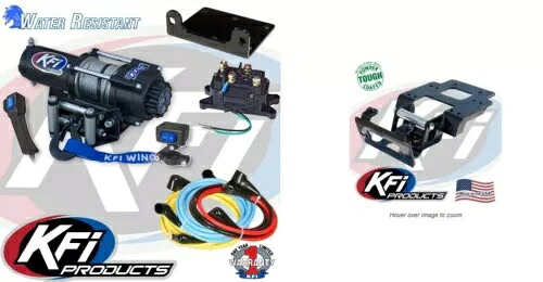 KFI 3000 LB ウインチとマウントキット Polaris RZR XP 900 および 4 2011-2014 KFI 3000 LB Winch and Mount Kit Polaris RZR XP 900 and 4 2011-2014 【並行輸入品】