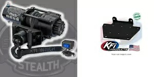 KFI 2500 LB ステルス合成ケーブル ウインチ & マウントキット ヤマハ ビッグベア 400 00-06 KFI 2500 LB Stealth Synthetic Cable Winch & Mount Kit Yamaha Big Bear 400 00-06 【並行輸入品】