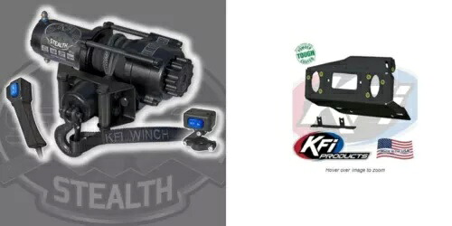 KFI 3500 LB ステルス ウインチ & マウント キット マーベリック トレイル & スポーツ 700 800 1000 18-24 KFI 3500 LB Stealth Winch & Mount Kit Maverick Trail & Sport 700 800 1000 18-24 【並行輸入品】