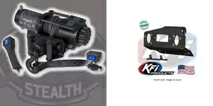 KFI 3500 LB ステルス ウインチ & マウント キット Can Am Commander 700 1000 & Max 2021-2024 KFI 3500 LB Stealth Winch & Mount Kit Can Am Commander 700 1000 & Max 2021-2024 【並行輸入品】