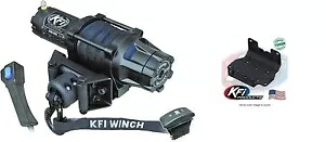 KFI 5000 LB アサルト ウインチとマウント キット ヤマハ グリズリー コディアック 700 2016-2024 KFI 5000 LB Assault Winch and Mount Kit Yamaha Grizzly Kodiak 700 2016-2024 【並行輸入品】