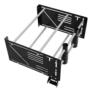 ブラックウォールマウント収納ラックハーレーツーリングソフテイルダイナ全モデルに適合 Black Wall Mount Storage Rack Fit For Harley Touring Softail Dyna All Models 【並行輸入品】