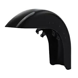 ブラック フロントフェンダー ハーレーダビッドソン ツーリング ストリート ロード グライド 2015 以降に適合 Black Front Fender Fit For Harley Davidson Touring Street Road Glide 2015-later 【並行輸入品】