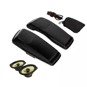 サドルバッグ蓋 & 6x9 インチスピーカー ハーレー ツーリング エレクトラ ロード グライド 14-23 に適合 Saddlebags Lids & 6x9'' Speakers Fit For Harley Touring Electra Road Glide 14-23 【並行輸入品】