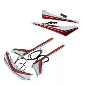 フェンダーチップアクセント垂直ライトストリップホンダ GL1800 12-17 F6B 13-17 に適合 Fender Tip Accent Vertical Light Strips Fits For Honda GL1800 12-17 F6B 13-17 【並行輸入品】