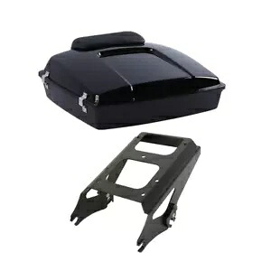 ブラック レイザー ツアー パック トランク取り付けラック ハーレー エレクトラグライド 2009-2013 に適合 Black Razor Tour Pack Trunk Mounting Rack Fit For Harley Electra Glide 2009-2013 【並行輸入品】