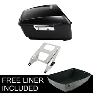 マットブラックキングパックトランクマウントラックハーレーエレクトラグライド 2014-2023 に適合 Matte Black King Pack Trunk Mounting Rack Fit For Harley Electra Glide 2014-2023 【並行輸入品】|カスタムパーツ WORLD倉庫