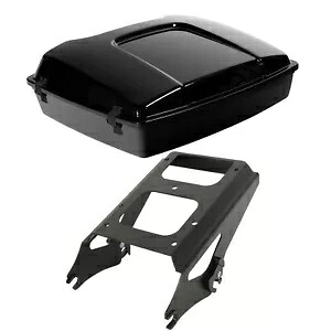レイザーパック トランク + マウントラック ハーレー ツアー パック ロード ストリート グライド 2009-2013 に適合 Razor Pack Trunk+Mount Rack Fit For Harley Tour Pak Road Street Glide 2009-2013 【並行輸入品】