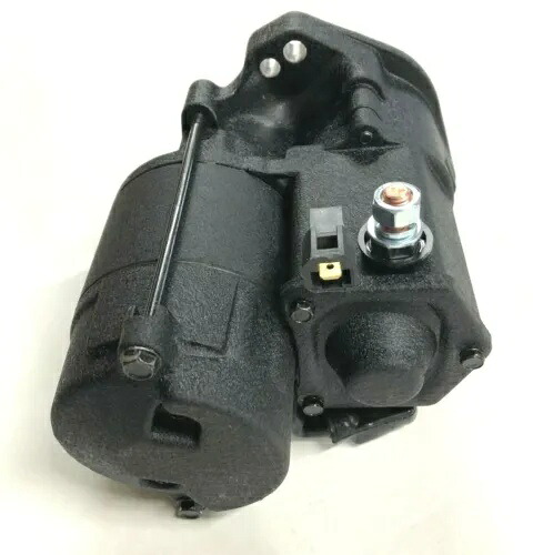 Ultima ブラック 1.4kw トップポスト サンダーファイア スターター 1989-2006 ハーレービッグツイン用 Ultima Black 1.4kw Top Post Thunderfire Starter for 1989-2006 Harley Big Twin 【並行輸入品】