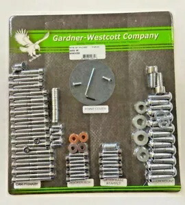 交換用モータープライマリーボルトキット ハーレー XL スポーツスター 04-L スムースヘッド クローム Replacement Motor Primary Bolt Kit Harley XL Sportster 04-L Smooth Head Chrome 【並行輸入品】｜カスタムパーツ WORLD倉庫