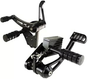 Ultima ブラック ビレット 3/4 インチ ボア フォワード コントロール 1936-99 ハーレー & カスタム用 Ultima Black Billet 3/4\