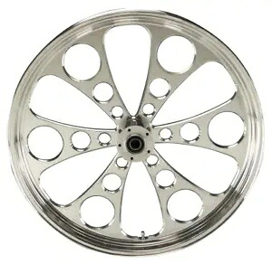 Ultima ポリッシュ Kool Kat 23x3.5 フロント デュアル ディスク ホイール ハーレー カスタム ツーリング用 Ultima Polished Kool Kat 23x3.5 Front Dual Disc Wheel For Harley Custom Touring 【並行輸入品】