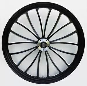 Ultima Manhattan ブラック 26 x 3.5 フロント デュアル ディスク ホイール ハーレー カスタム ツーリング用 Ultima Manhattan Black 26 x 3.5 Front Dual Disc Wheel For Harley Custom Touring 【並行輸入品】|カスタムパーツ WORLD倉庫