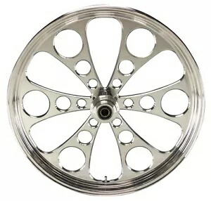Ultima ポリッシュ Kool Kat 26x3.5 フロント シングルディスク ホイール ハーレー カスタム & ツーリング Ultima Polished Kool Kat 26x3.5 Front Single Disc Wheel Harley Custom & Touring 【並行輸入品】