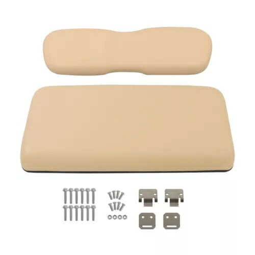 クラブカー DS 2000.5-以降のゴルフカート用ベージュフロントシートボトム+バッククッションセット Beige Front Seat Bottom+Back Cushion Set For Club Car DS 2000.5-Up Golf Cart 【並行輸入品】