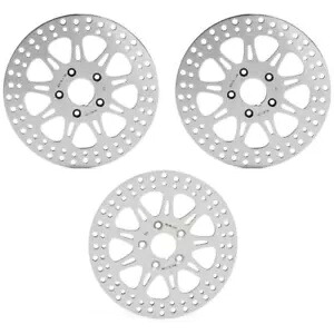 スーパー グライド フロント リア 11.5 ブレーキ ローター ハーレー ロー ライダー FXDL FXR FXLR FXRS 用 Super Glide Front Rear 11.5 Brake Rotors For Harley Low Rider FXDL FXR FXLR FXRS 【並行輸入品】