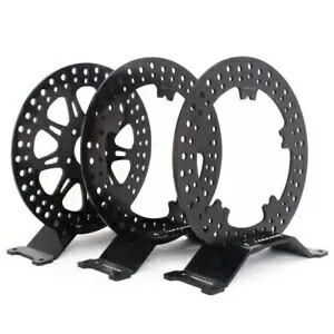 ブラック フロント & リア 11.8 インチ ブレーキローター ハーレー ダイナ ローライダー FXDL FXDLS 14-17 用 Black Front & Rear 11.8" Brake Rotors for Harley Dyna Low Rider FXDL FXDLS 14-17 【並行輸入品】｜カスタムパーツ WORLD倉庫