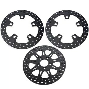 3 フロント リア 11.8 インチ ブレーキ ローター ツーリング エレクトラグライド FLHTK ロードキング FLHX FLTRX 3 Front Rear 11.8" Brake Rotors Touring Electra Glide FLHTK Road King FLHX FLTRX 【並行輸入品】｜カスタムパーツ WORLD倉庫