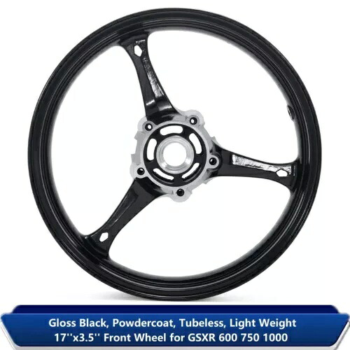 17 インチ x 3.5 インチ フロントホイール チューブレス スズキ GSXR1000 05-08 GSX-R 600 750 06 07用 17'' x 3.5'' Front Wheel Tubeless for SUZUKI GSXR1000 05-08 GSX-R 600 750 06 07 【並行輸入品】