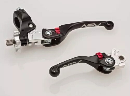 ASV F4 ブレーキ&クラッチレバーセット ブラック ホンダ CR80/85 CR125 CR250 CR500 ASV F4 Brake & Clutch Lever Set Black Honda CR80/85 CR125 CR250 CR500 【並行輸入品】｜カスタムパーツ WORLD倉庫