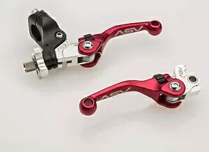 ASV F4 ブレーキ&クラッチレバーセット ショート レッド スズキ RMZ250 RMZ450 ASV F4 Brake & Clutch Lever Set Short Red Suzuki RMZ250 RMZ450 【並行輸入品】