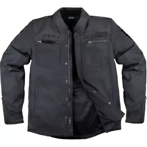 アイコン 2820-6564 アップステート キャンバス CE ナショナル ジャケット 2XL ブラック Icon 2820-6564 Upstate Canvas CE National Jackets 2XL Black 【並行輸入品】