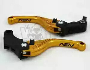 ASV F3 レバー セット ヤマハ FZ07 MT-07 2014-24 FZ8 2010-15 ゴールド ショート クラッチ ブレーキ ASV F3 Lever Set Yamaha FZ07 MT-07 2014-24 FZ8 2010-15 Gold Short Clutch Brake 【並行輸入品】