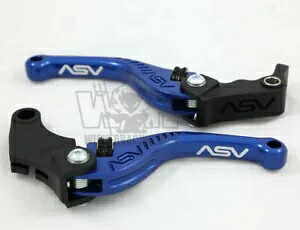 ASV F3 レバー セット スズキ GSX-S750 2015 - 2023 ブルー ショート ブレーキ & クラッチ レバー ASV F3 Lever Set Suzuki GSX-S750 2015 - 2023 Blue Short Brake & Clutch Levers 【並行輸入品】