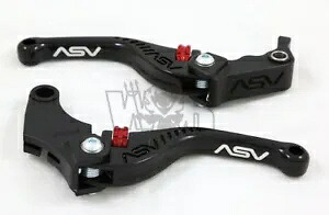 Ducati 848 / 1098 / 1198 All ASV F3 レバー セット ブラック ショート クラッチ & ブレーキ Ducati 848 / 1098 / 1198 All ASV F3 Lever Set Black Short Clutch & Brake 【並行輸入品】