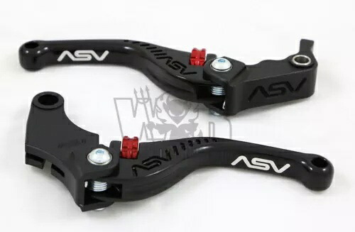スズキ GSX-S1000 2022 - 2024 ASV F3 レバー セット ブラック ショート クラッチ & ブレーキ Suzuki GSX-S1000 2022 - 2024 ASV F3 Lever Set Black Short Clutch & Brake 【並行輸入品】