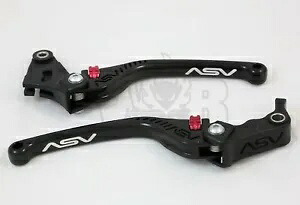 Ducati 749 / 999 All ASV F3 レバー セット クラッチとブレーキ ブラック ロング Ducati 749 / 999 All ASV F3 Lever Set Clutch and Brake Black Long 【並行輸入品】