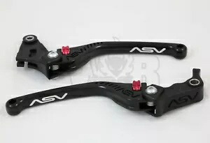 スズキ GSX-R1000 GSXR1000 2005 2006 ASV F3 レバーセット ブレーキ&クラッチ ブラック ロング Suzuki GSX-R1000 GSXR1000 2005 2006 ASV F3 Lever Set Brake & Clutch Black Long 【並行輸入品】