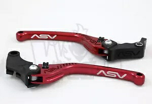 ASV F3 レバー セット スズキ GSX-R1000 GSXR1000 2005 06 レッド ロング クラッチ ブレーキ レバー ASV F3 Lever Set Suzuki GSX-R1000 GSXR1000 2005 06 Red Long Clutch Brake Levers 【並行輸入品】｜カスタムパーツ WORLD倉庫