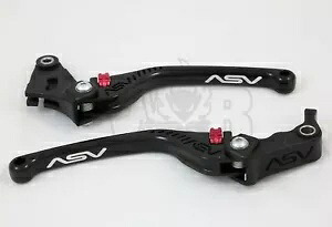 BMW R1250 R/GS/RS/RT 2018-24 ASV F3 レバーセット ブレーキ&クラッチ ブラック ロング BMW R1250 R / GS / RS / RT 2018 - 24 ASV F3 Lever Set Brake & Clutch Black Long 【並行輸入品】