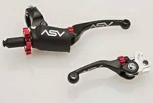 ASV F4 レバー セット プロパック ブラック ロング ホンダ TRX450R エレクトリックスタート 2006 - 2017 ASV F4 Lever Set Pro Pack Black Long Honda TRX450R Electric Start 2006 - 2017 【並行輸入品】｜カスタムパーツ WORLD倉庫