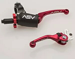 ASV F4 レバー セット プロパック レッド ロング ホンダ TRX450R 電動スタート 2006 - 2018 ASV F4 Lever Set Pro Pack Red Long Honda TRX450R Electric Start 2006 - 2018 【並行輸入品】｜カスタムパーツ WORLD倉庫