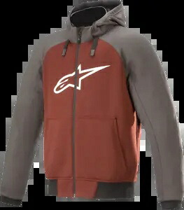 アルパインスターズ 21 クローム アーマード モーターサイクル フーディ グレー バーント オレンジ Alpinestars 21 Chrome Armored Motorcycle Hoodie GREY BURNT ORANGE 【並行輸入品】